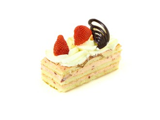 Aardbei - Slagroomcakeje
